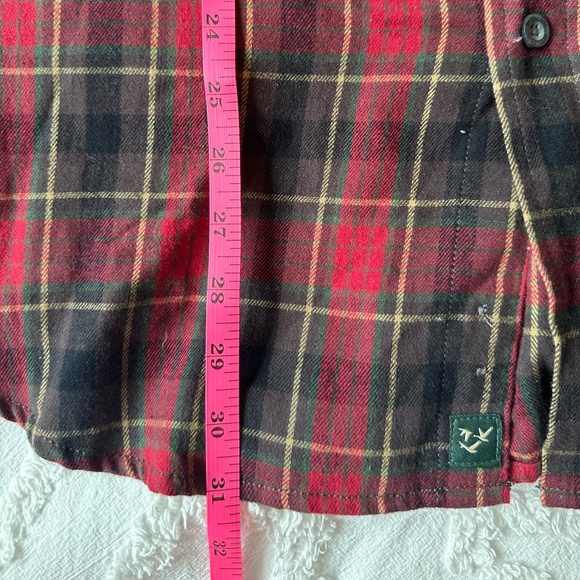 Outdoor Life Work Plaid Shirt Heavy Duty Flannel Casual 100% Cotton Men Large - Picture 5 of 10